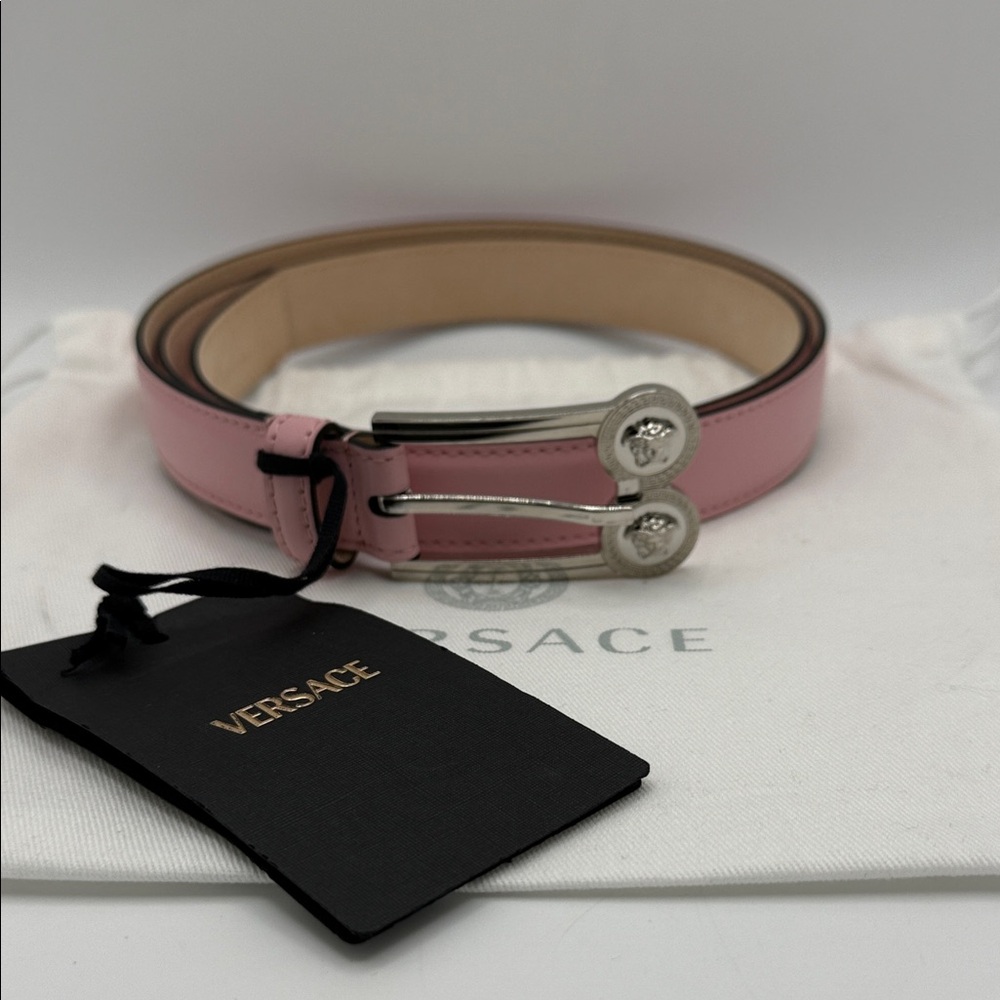 Versace Medusa Leather Belt